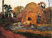 Paul Gauguin Yellow  Hay Ricks(Blond Harvest) Sweden oil painting reproduction